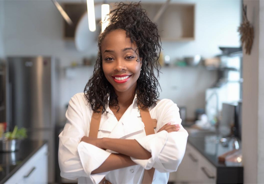 Professional chef preparing a meal